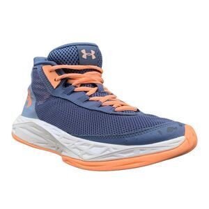 Under Armour Youth Utility Blue Orange Jet Basketball Shoes Sneakers Size 6